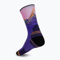 Calze da donna Smartwool Hike Mountain Sunrise Print Crew deep navy 2