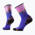 Calze da donna Smartwool Hike Mountain Sunrise Print Crew deep navy