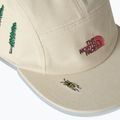 Cappellino da uomo The North Face Norm Camp white dune/raw undyed/graphics 3
