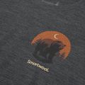 Maglietta da uomo Smartwool Lunar Bear Active SS Graphic Tee charcoal heather 3