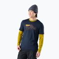 T-shirt da uomo Smartwool Alpine Trace Active Graphic Tee SS deep navy