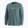 Longsleeve da uomo Smartwool Wander Valley Active Long Sleeve Graphic Tee dusty tea 3