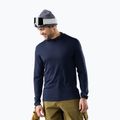 Felpa termica uomo Smartwool Classic Thermal Merino Base Layer deep navy