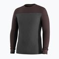 Felpa termica uomo Smartwool Classic Thermal Merino Base Layer Colorblock Crew Boxed mink/charcoal 3