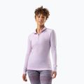 Felpa termica donna Smartwool Classic Thermal Merino Base Layer 1/4 Zip Boxed lavender sky heather