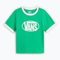 T-shirt da donna Vans Center Chest Ringer Tee vivid verdant