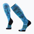 Calze da sci Smartwool Ski Targeted Cushion Storm Peak Print OTC nightfall blue
