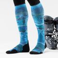 Calze da sci Smartwool Ski Targeted Cushion Storm Peak Print OTC nightfall blue 2