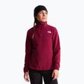 Pile donna The North Face Glacier Fleece 1/4 Zip burgundy crush