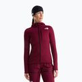Felpa da trekking donna The North Face Summit Futurefleece Full Zip Hoodie burgundy crush