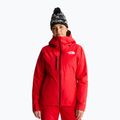 Giacca da sci da donna The North Face Descendit elevation red
