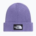 Cappello invernale The North Face Logo Box Cuffed grounded plum