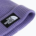 Cappello invernale The North Face Logo Box Cuffed grounded plum 2