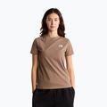 Maglietta da donna The North Face Evolution Simple Dome Slim SS garnet