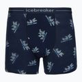 Boxer termici da uomo Icebreaker Merino 150 Anatomica BearTour AOP Boxers midnight navy