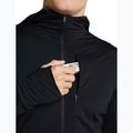 Felpa da trekking uomo Icebreaker Merino 200 Realfleece Descender Half Zip Hoodie black 7