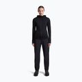 Felpa da trekking donna Icebreaker Merino 200 Realfleece Descender Half Zip Hoodie black 4