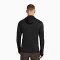 Felpa da trekking uomo Icebreaker Merino 300 Realfleece Descender Zip Hoodie black 3