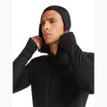 Felpa da trekking uomo Icebreaker Merino 300 Realfleece Descender Zip Hoodie black 6