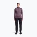 Felpa da trekking donna Icebreaker Merino 200 Realfleece Descender Half Zip Hoodie grey plum 4