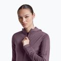 Felpa da trekking donna Icebreaker Merino 200 Realfleece Descender Half Zip Hoodie grey plum 8