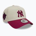 Cappello da baseball New Era WS Patch Eframe New York Yankees beige chiaro