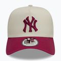 Cappello da baseball New Era WS Patch Eframe New York Yankees beige chiaro 2