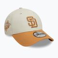 Cappello da baseball New Era WS Patch 9Forty San Diego Padres beige chiaro