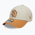 Cappello da baseball New Era WS Patch 9Forty San Diego Padres beige chiaro 2