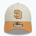 Cappello da baseball New Era WS Patch 9Forty San Diego Padres beige chiaro 3