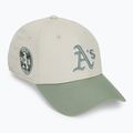 Cappello da baseball New Era WS Patch 9Forty Oakland Athletics beige chiaro