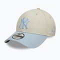 Cappello da baseball New Era WS Patch 9Forty New York Yankees beige chiaro 3