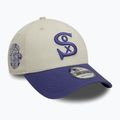 Cappello da baseball New Era WS Patch 9Forty Chicago White Sox beige chiaro