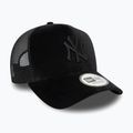 Cappello da baseball New Era Diamante Velour Trucker New York Yankees nero