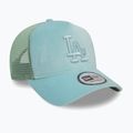 Cappello da baseball New Era Velour Trucker Los Angeles Dodgers verde pstl