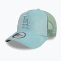Cappello da baseball New Era Velour Trucker Los Angeles Dodgers verde pstl 2