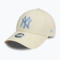 Cappello da baseball New Era League Essential 9Forty New York Yankees beige chiaro 3
