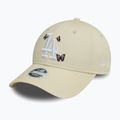 Cappello da baseball New Era Icon 9Forty Los Angeles Dodgers beige chiaro 2