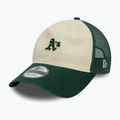 Cappello da baseball New Era 9Twenty Trucker Oakland Athletics beige chiaro 2