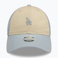 Cappello da baseball New Era 9Twenty Trucker Los Angeles Dodgers beige chiaro 3