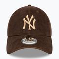 Cappello da baseball New Era Two Tone Cord 9Forty New York Yankees marrone scuro 3