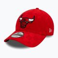 Cappello da baseball New Era Tonal Check 9Forty Chicago Bulls rosso 2