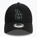 Cappello da baseball New Era Team Outline 9Forty Los Angeles Dodgers nero 2