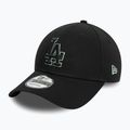 Cappello da baseball New Era Team Outline 9Forty Los Angeles Dodgers nero 3