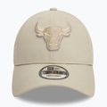 Cappello da baseball New Era Team Outline 9Forty Bulls beige chiaro 2
