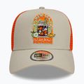 Cappello da baseball New Era Summer Patch Trucker beige chiaro 2