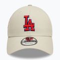 Cappello da baseball New Era Side Patch 9Forty Los Angeles Dodgers beige chiaro 2