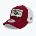 Cappello da baseball New Era NE Vintage Trucker rosso scuro 3