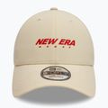Cappello da baseball New Era NE Tech 9Forty beige chiaro 3