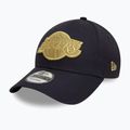 Cappello da baseball New Era Metallic 9Forty Los Angeles Lakers navy 3
